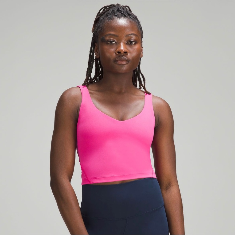 Lululemon align tank sonic pink size 4